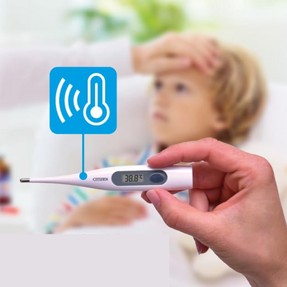 CITIZEN CTA303 digital thermometer + case
