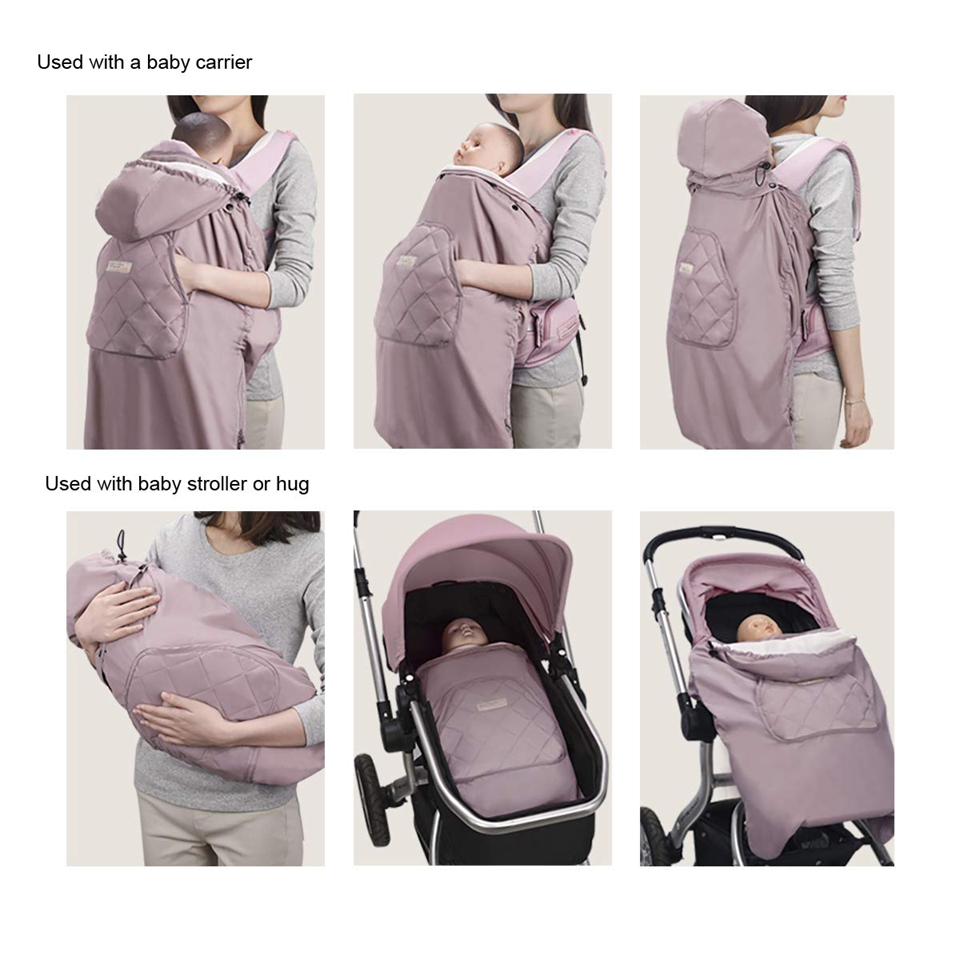 BEBAMOUR waterproof cover for baby carriers, strollers, car seats