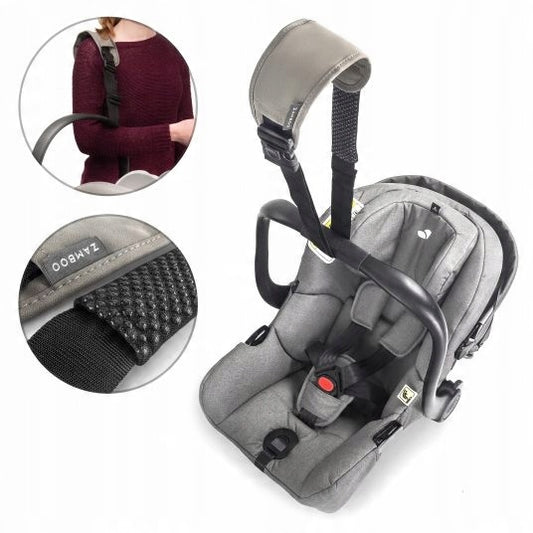 ZAMBOO Schultergurt zum Tragen einer Babyschale 72–143 cm