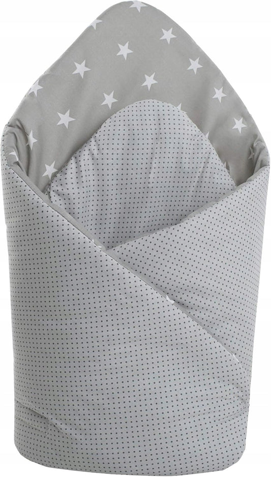 MEDIPARTNERSreversible swaddling blanket75x75 cmcolour greynew condition, replacement packaging possible