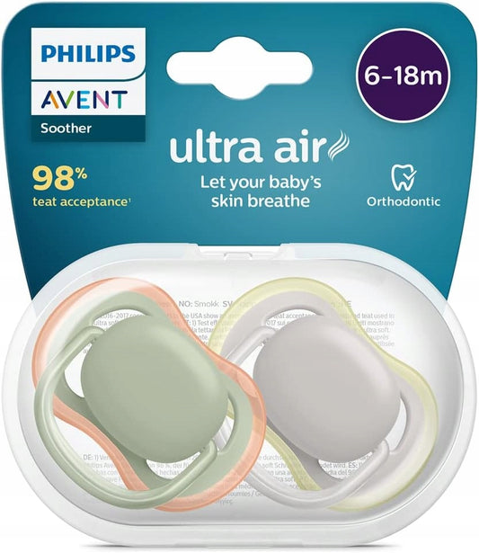 PHILIPS AVENT Ultra Air πιπίλες x 2 6-18 μηνών