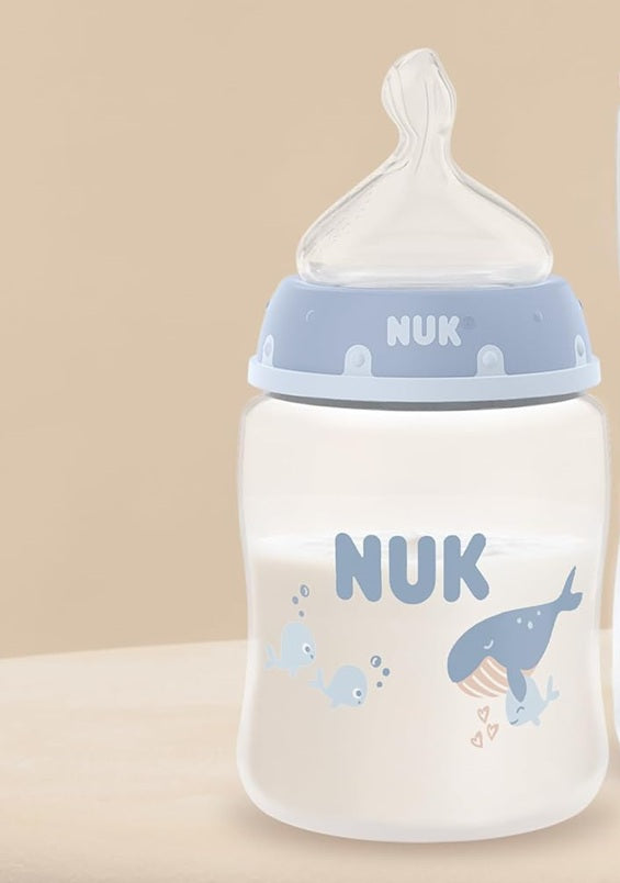 NUK First Choice σετ 4 μπιμπερό 150/300 ml με θηλές S/M 0-3m+ ΦΑΛΑΙΝΑ – εικόνα προϊόντος 5
