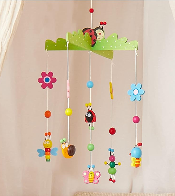 BIECO Flowers and Insects hanging mobile