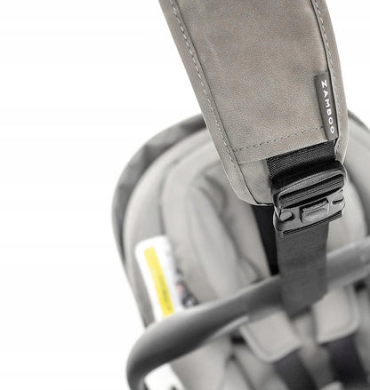 ZAMBOOstrap for carrying the seatcolour black-greybelt 100% polypropyleneupholstery 100% polyurethanefree of