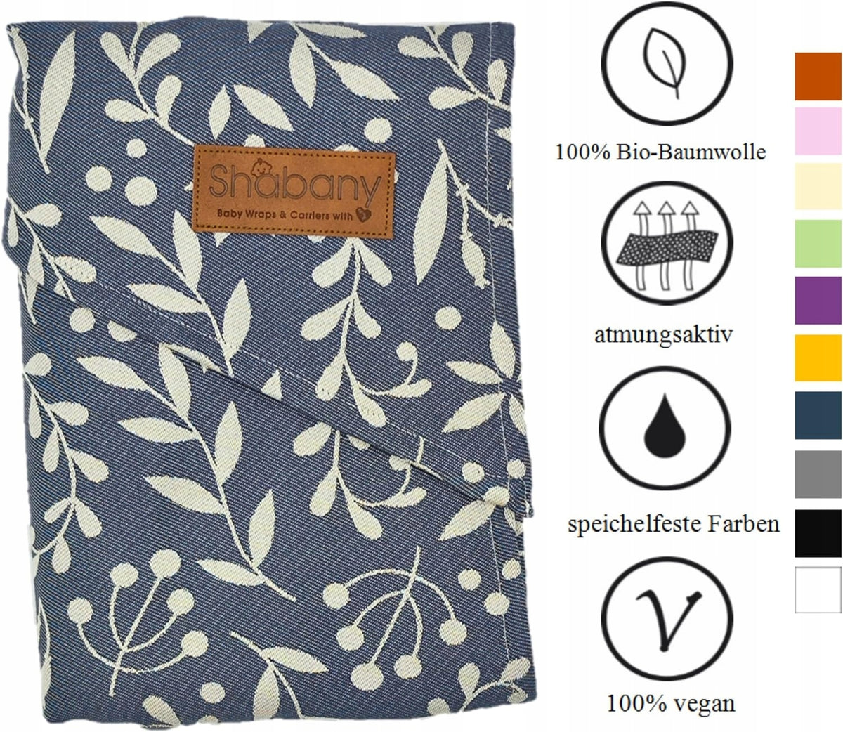 SHABANY ring sling for carrying a baby