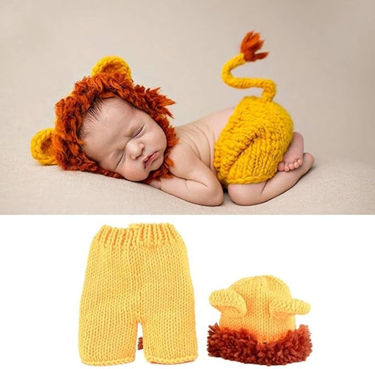 costume pour séance photo 0-12 m LION