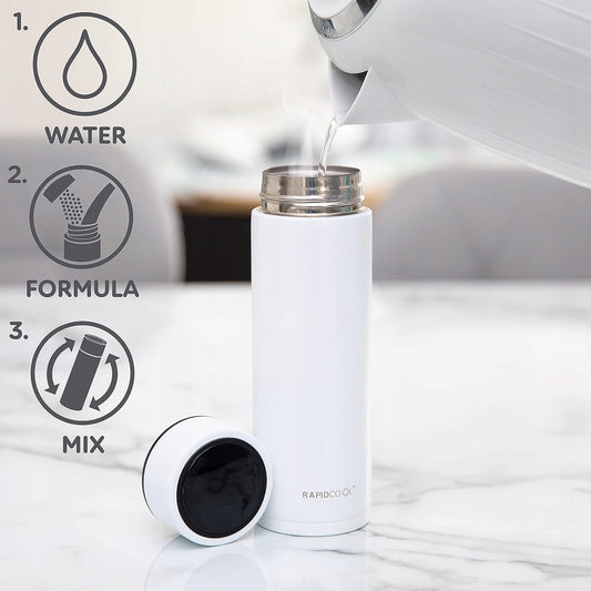 NUBY RapidCool cooling thermos for preparing milk