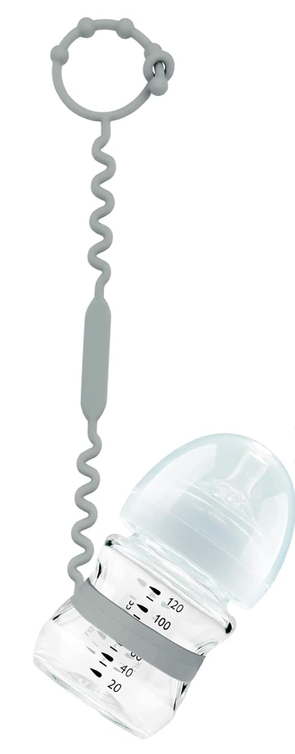 GURTE FÜR BABY Silikonanhänger für Flaschen und Spielzeug 30 cm