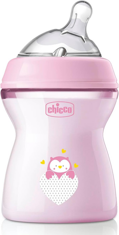 CHICCO NaturalFeeling bottle with medium flow teat