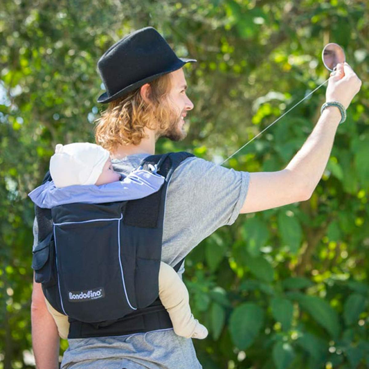 HOPPEDIZ Bondolino Plus ergonomische draagzak