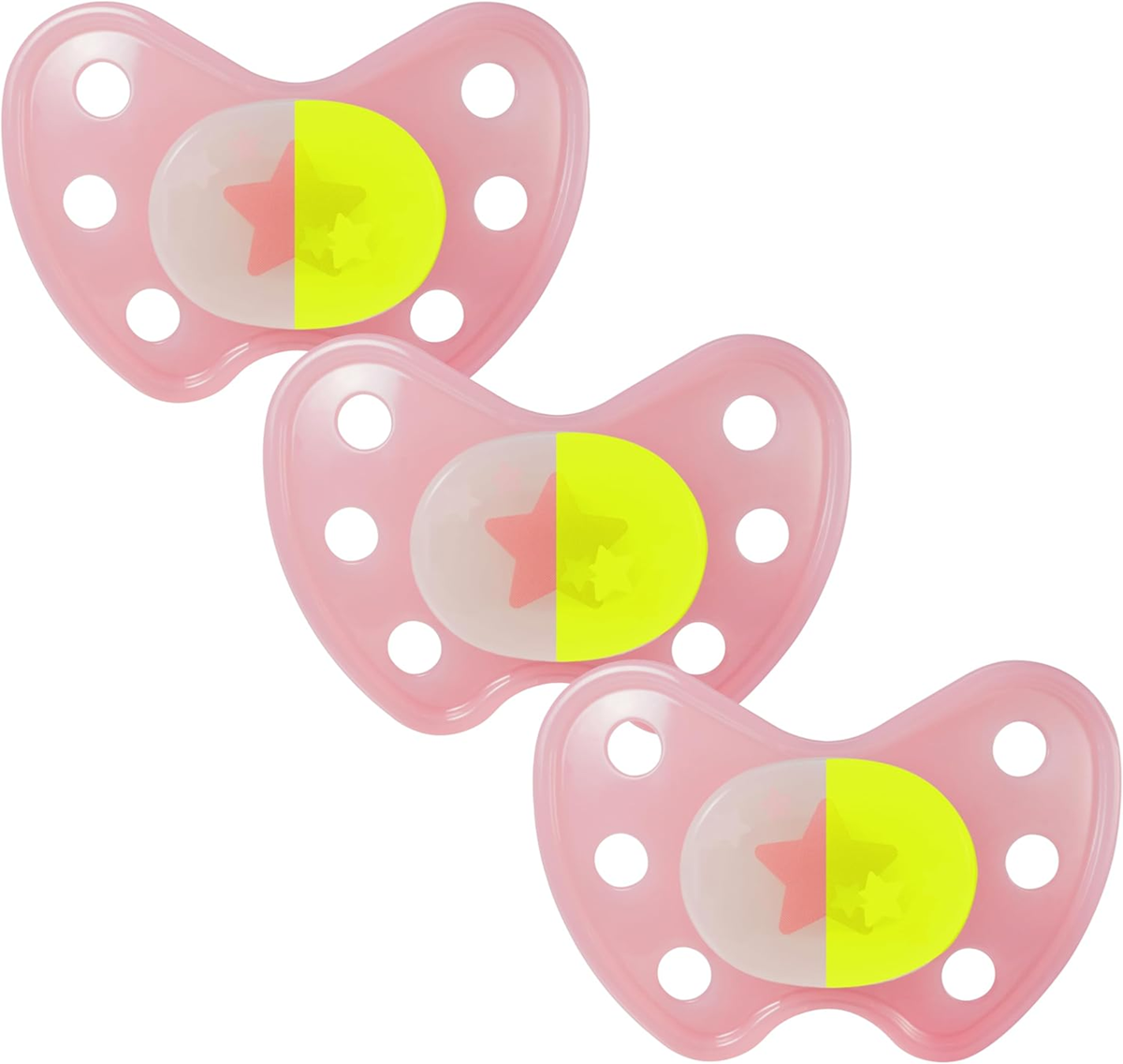 DENTISTAR NIGHT pacifier 3x 14 months+ LATEX