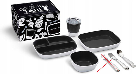 MUNCHKIN sada nádobí nerezová ocel plast