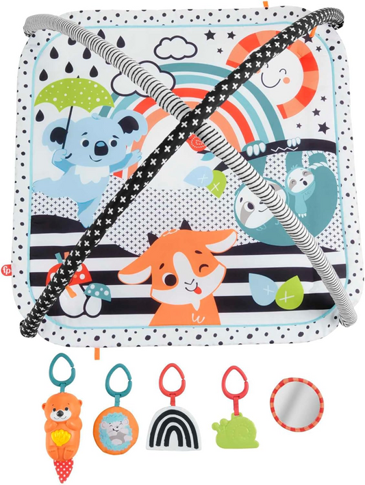 FISHER-PRICE εκπαιδευτικό χαλάκι 3 σε 1 + παιχνίδια