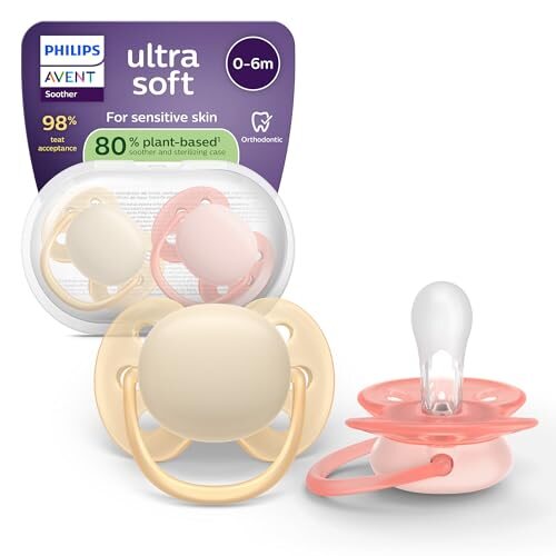 Philips Avent Ultra Soft dudlíky 0-6m x2