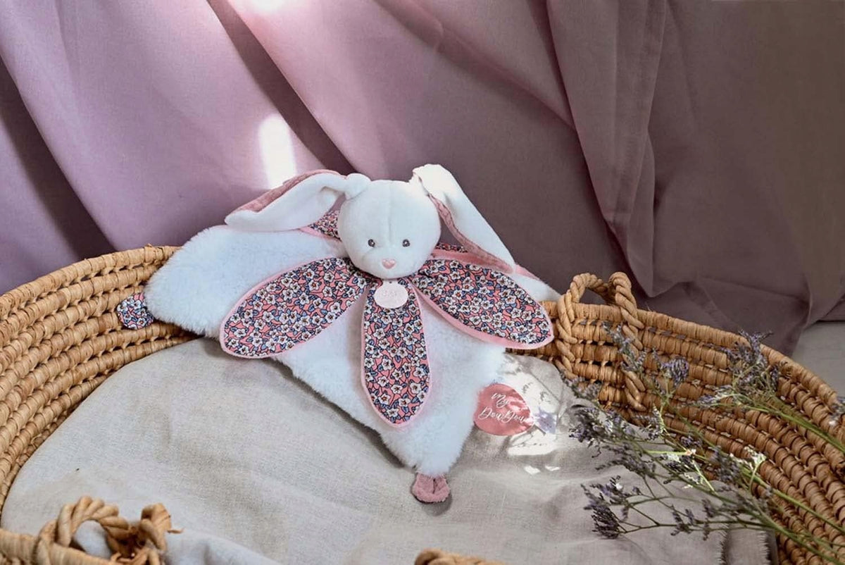 DOUDOU et COMPAGNE komfortní mazlíček s dečkou 27cm