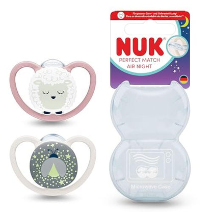 NUK Perfect Match Air Night Schnuller 6–18 Mon.