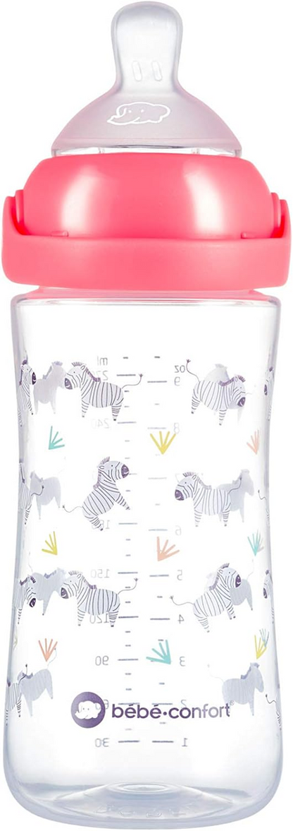 BEBE CONFORT Emotion Physio bottle with zebra motif