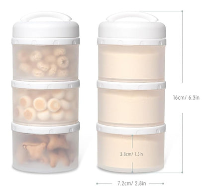 TERMICHY containers for formula and snacks, 2 pieces, 6 x 60 g