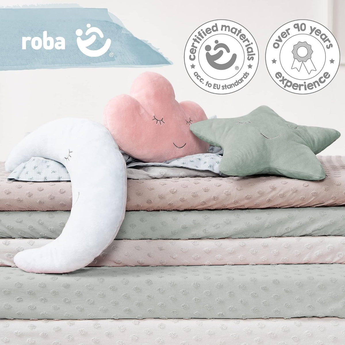 ROBA Style dekoratív párna, csillag, 32×19 cm – 3. termékfotó