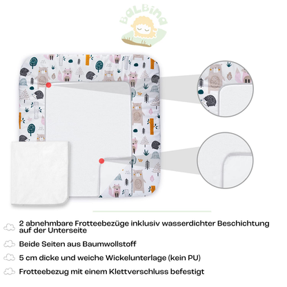 BALBINAsoft changing tabledimensions 70x60 cmcontains no harmful substancesNew condition, replacement