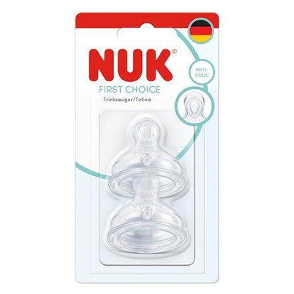 NUK First Choice flesspenen S 0+ x2