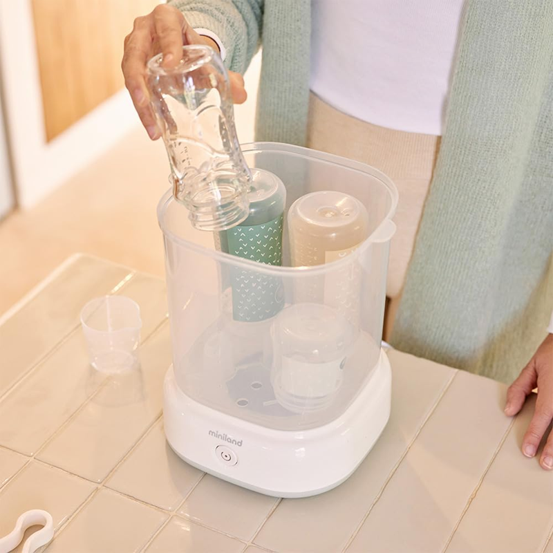 MINILAND Steamy steam sterilizer + tongs