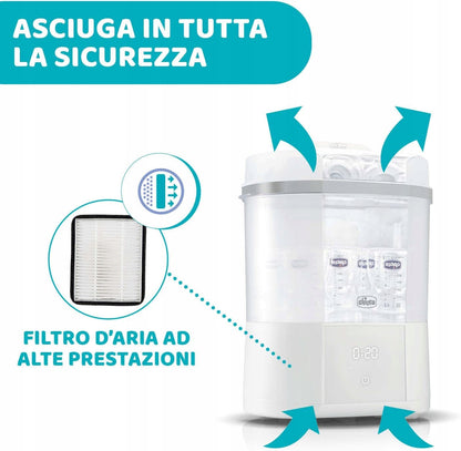 CHICCO sterylizator parowy z suszarką All in One – zdjęcie produktu 5