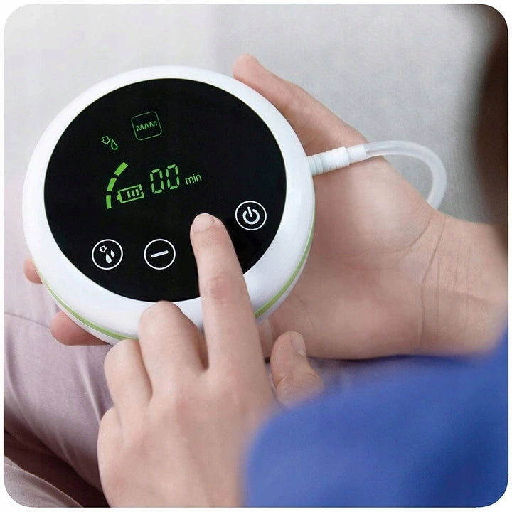 MAM electric breast pump, can also be used manually