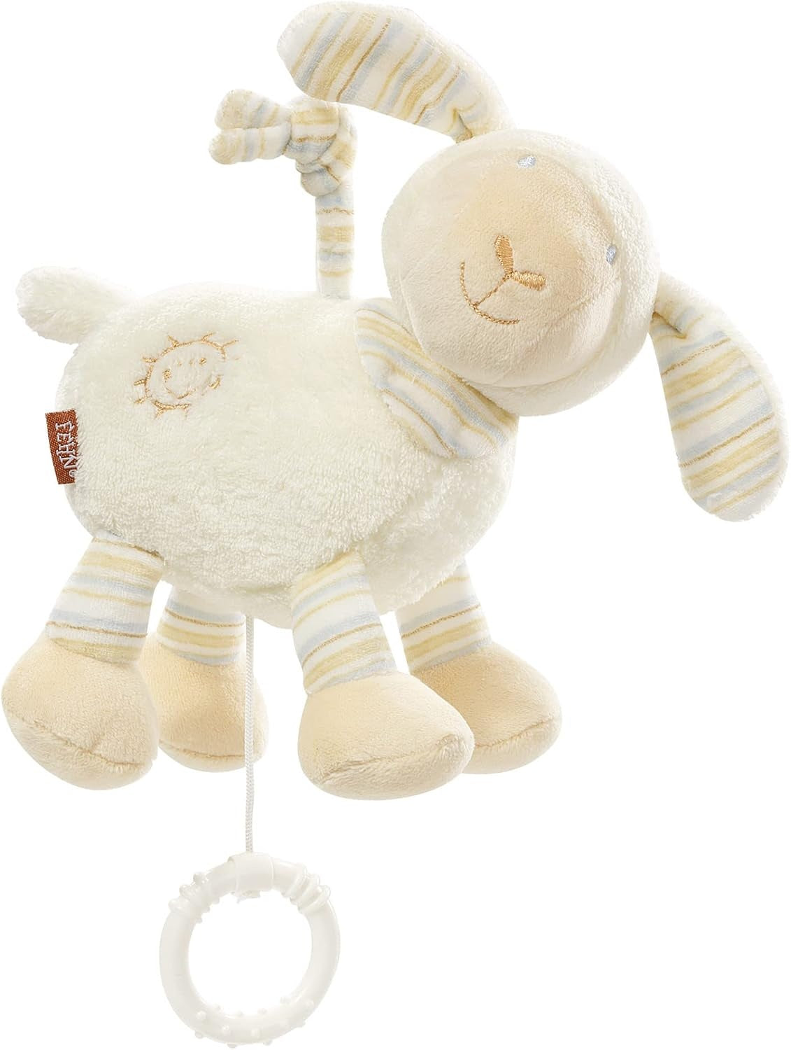 FEHN musical plush hanging toy SHEEP 17 cm Brahms' Lullaby
