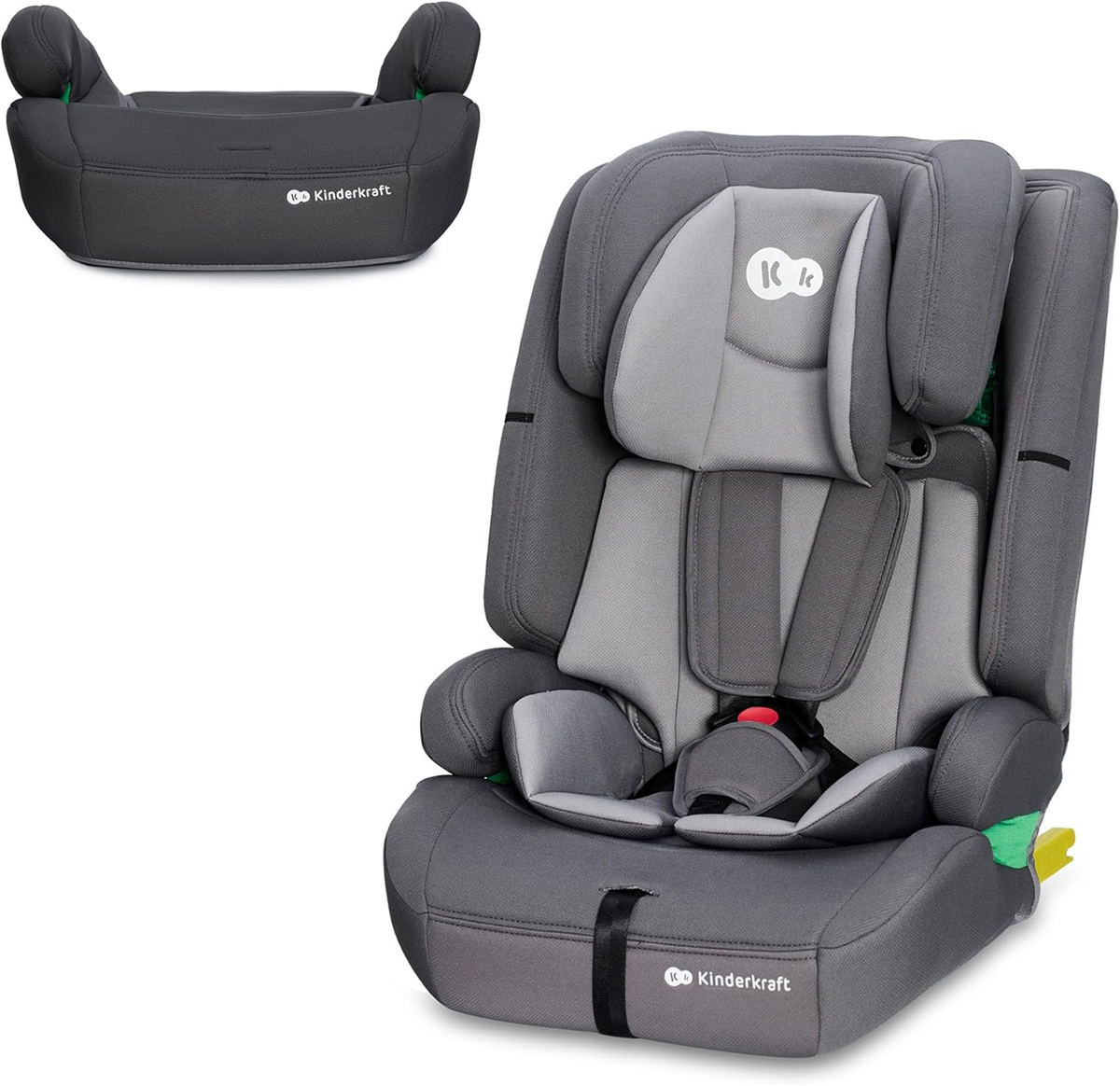 KINDERKRAFT SAFETY FIX 2 i-Size car seat gr 1/2/3 - 9-36kg