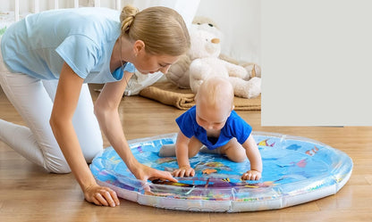 NOUBABY XXL vodní podložka na hraní na bříšku 100 cm OCEÁN