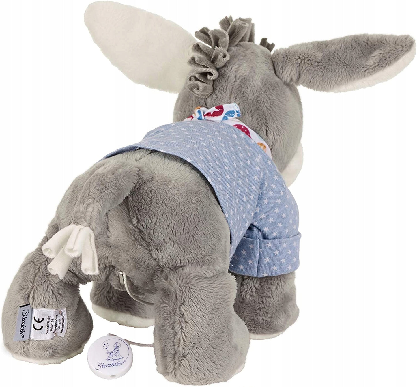 STERNTALER Emmi szamár, zenélő plüssfigura, 28 cm „O