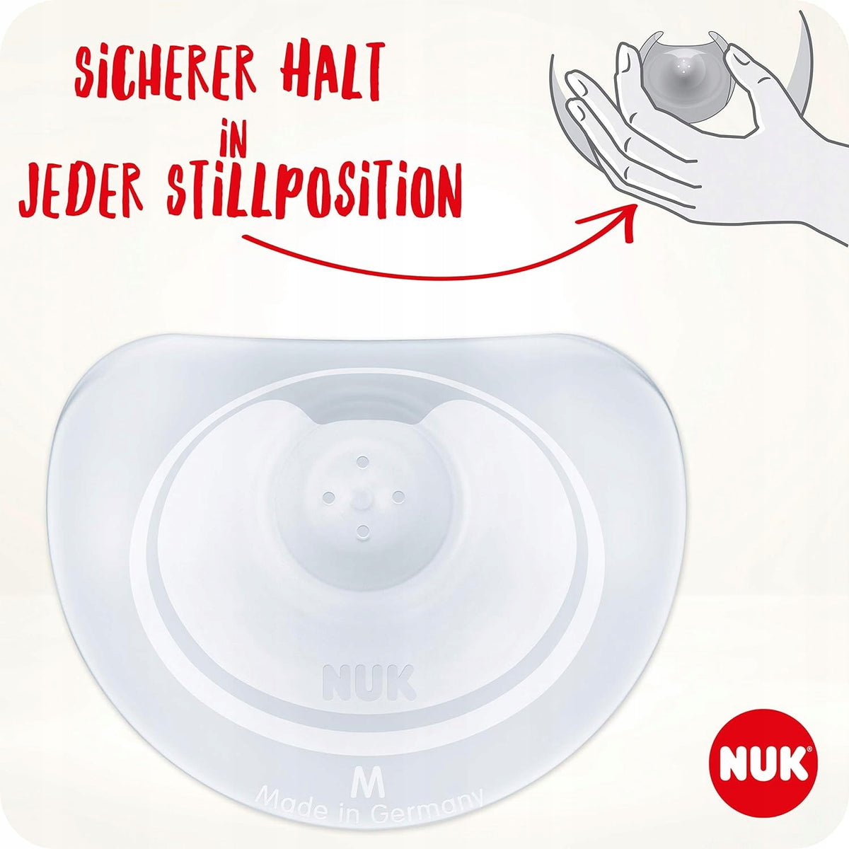 NUK chrániče bradavek na kojení 20mm vel. M x2