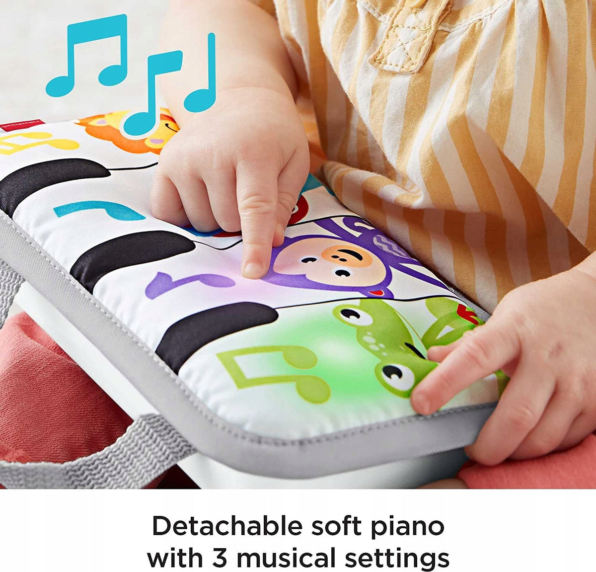 FISHER-PRICE polštář na hraní na bříšku PIANO