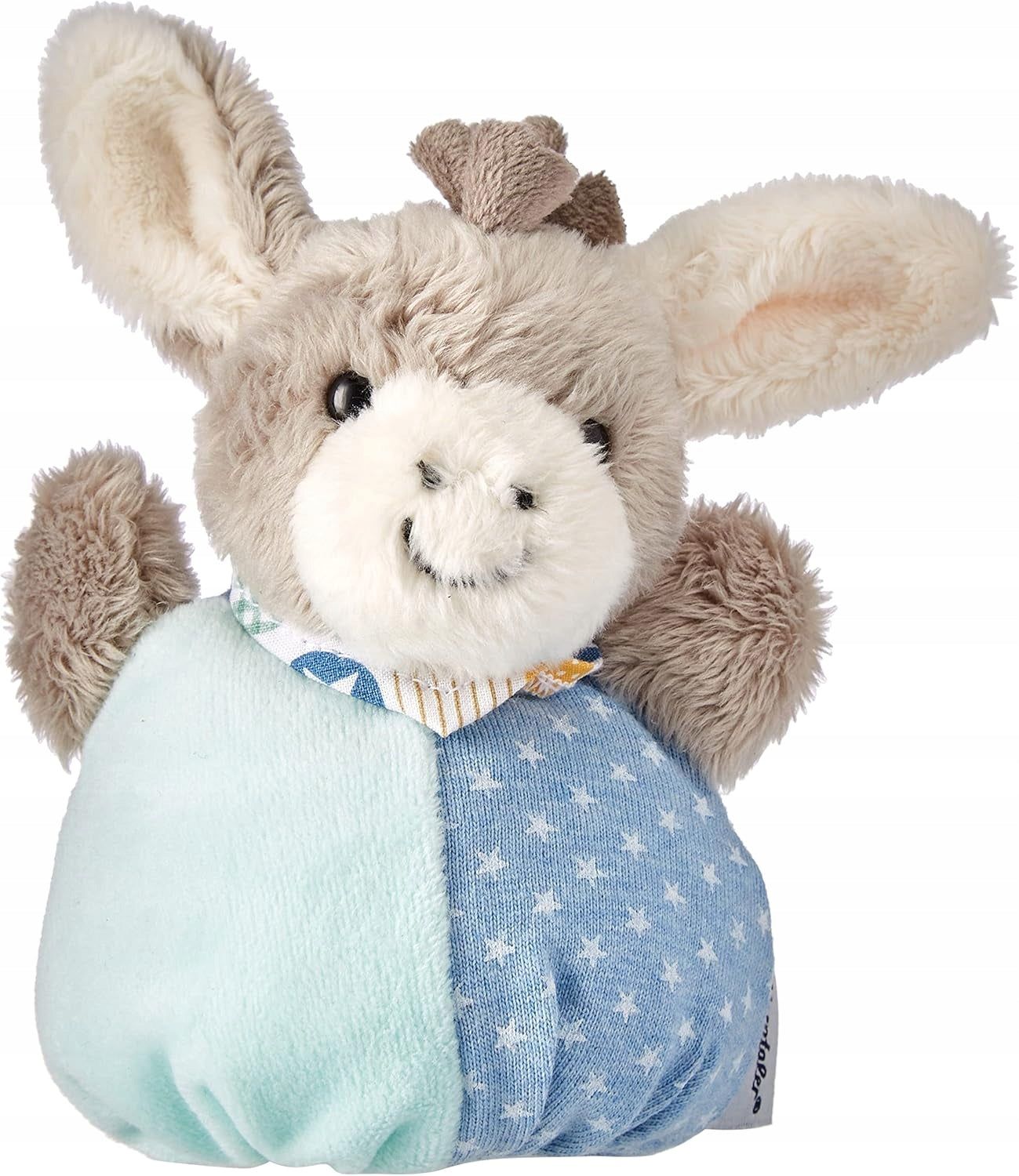 STERNTALER Kuscheltier Esel Emmi mit Rassel, 13 cm „N