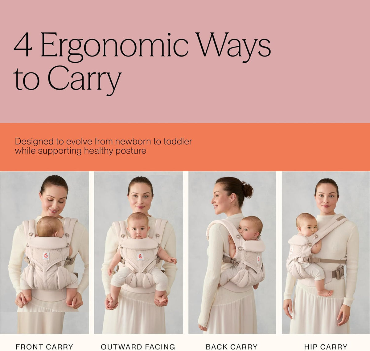 ERGOBABY OMNI 360 ergonomic baby carrier 3.2–20.4 kg