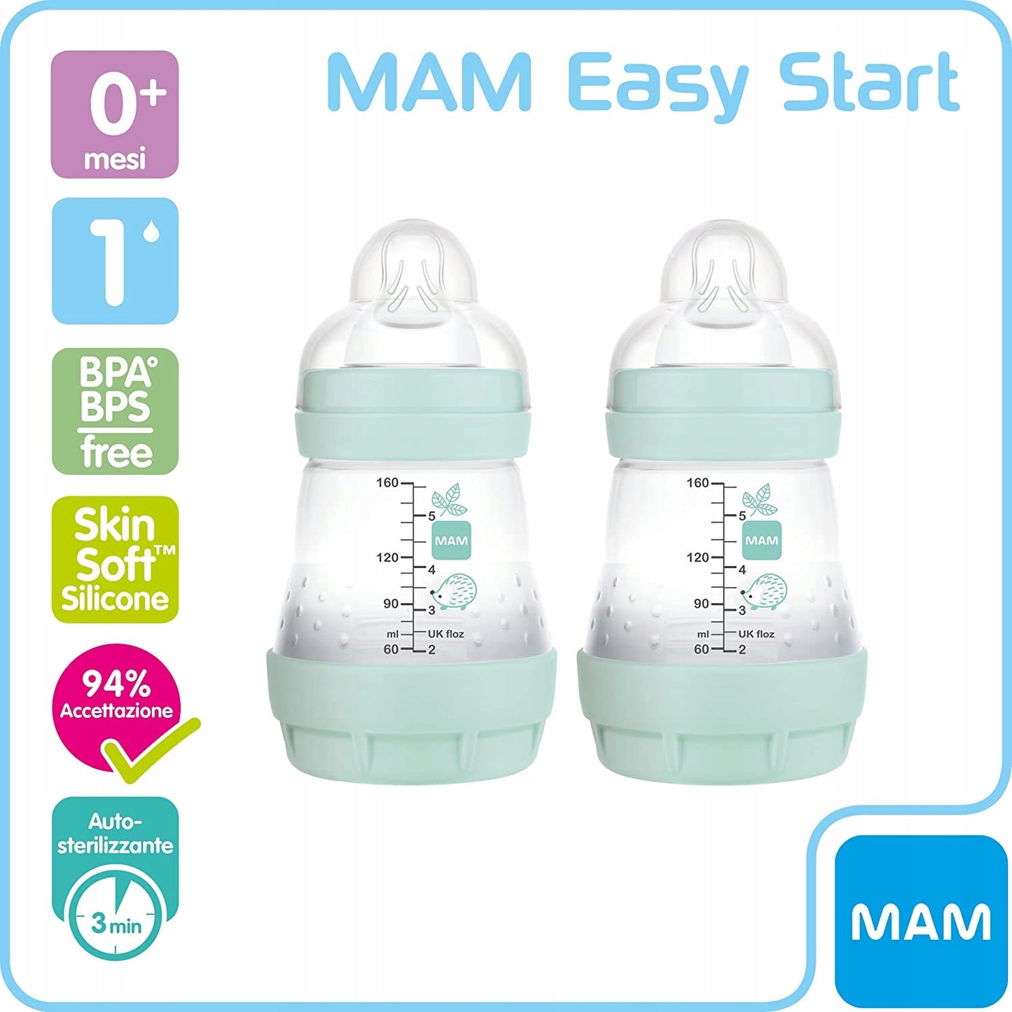 MAM Easy Start anti-colic bottle 160 ml 0+