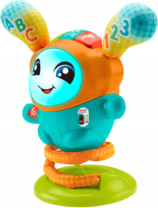 FISHER-PRICE DJ HUPFI interactiv cântă dans 75 activități LIMBA GERMANĂ