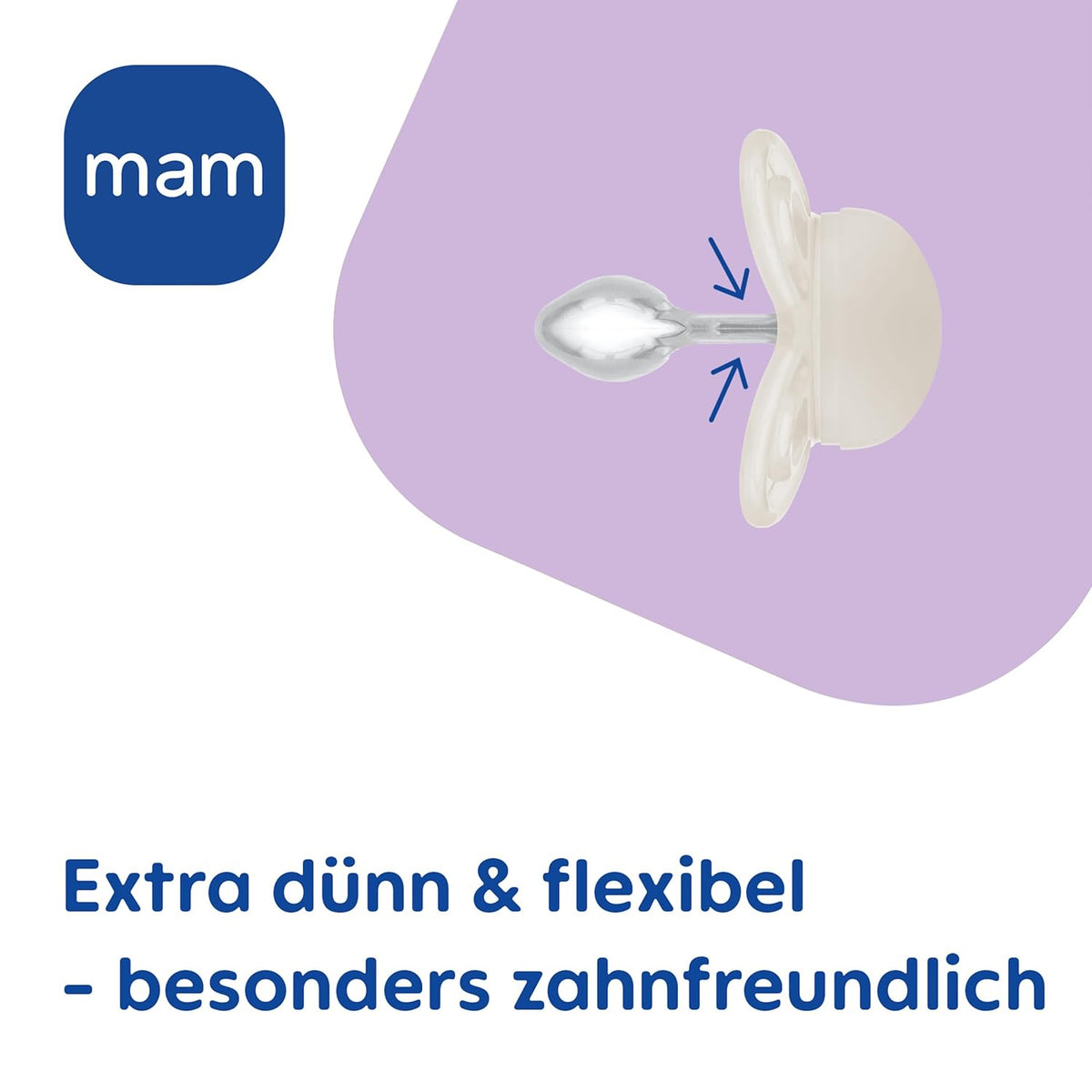 MAM Perfect Start silicone pacifier 0–2 months x2