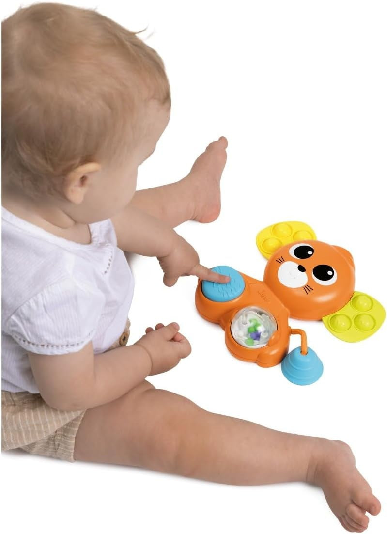 CHICCO Sensory Mouse with rattle and squeaker Pop It 18 x 19 cm