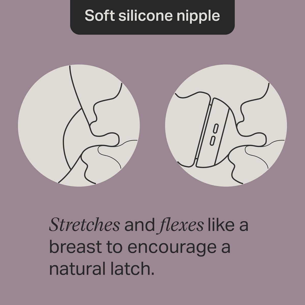 TOMMEE TIPPEE Closer to Nature SOFT FEEL SILICONE silicone anti-colic bottle