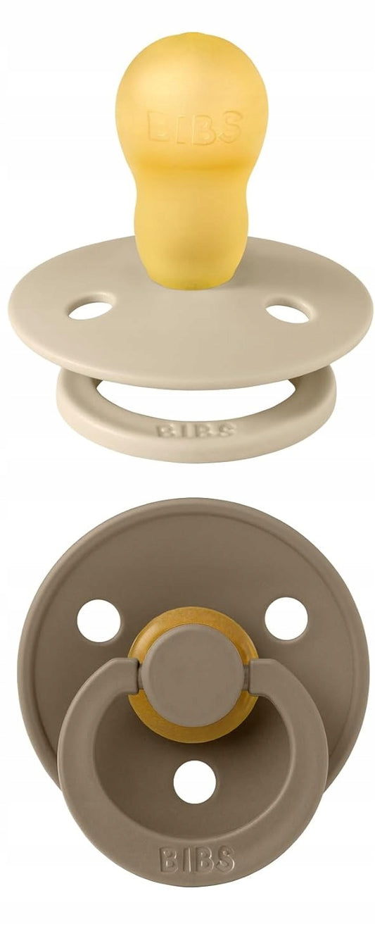 BIBS COLOUR dudlíky uklidňující 2pack kaučuk 18-36 měsíců
