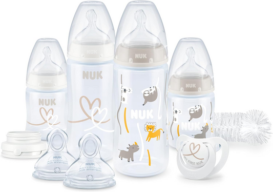 Conjunto de 9 biberones NUK Perfect Start con control de temperatura