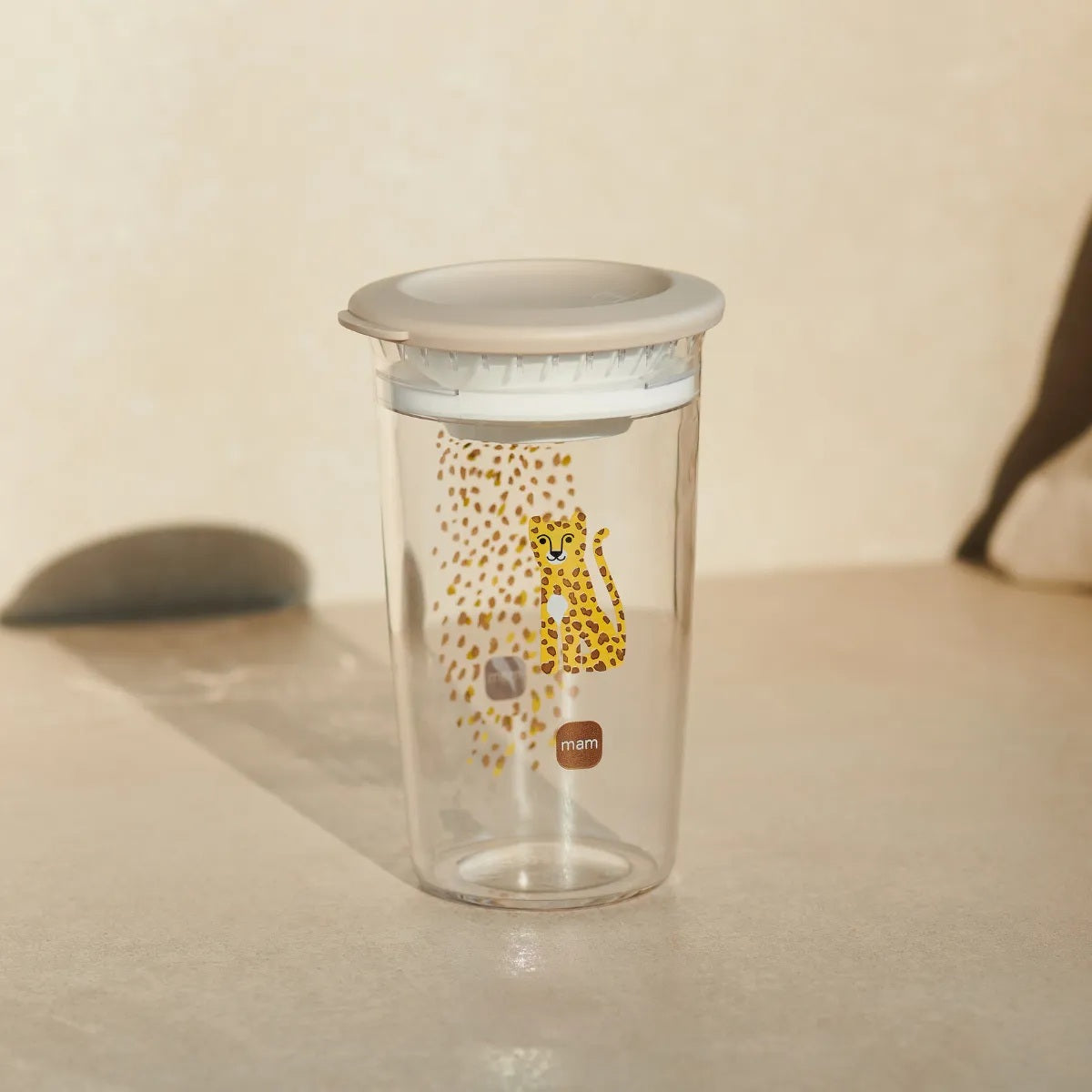 MAM Easy to Drink Cup sippy cup with 360° spout 290 ml 8 m+ LEOPARD