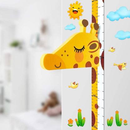 DUOUPAgrowth tape measure with giraffe motifcolour yellowwidth 5 cm, length 120 cmscale 60-180 cmEVA