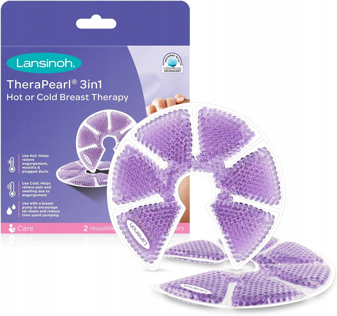LANSINOH Breast Therapy Packs x 2