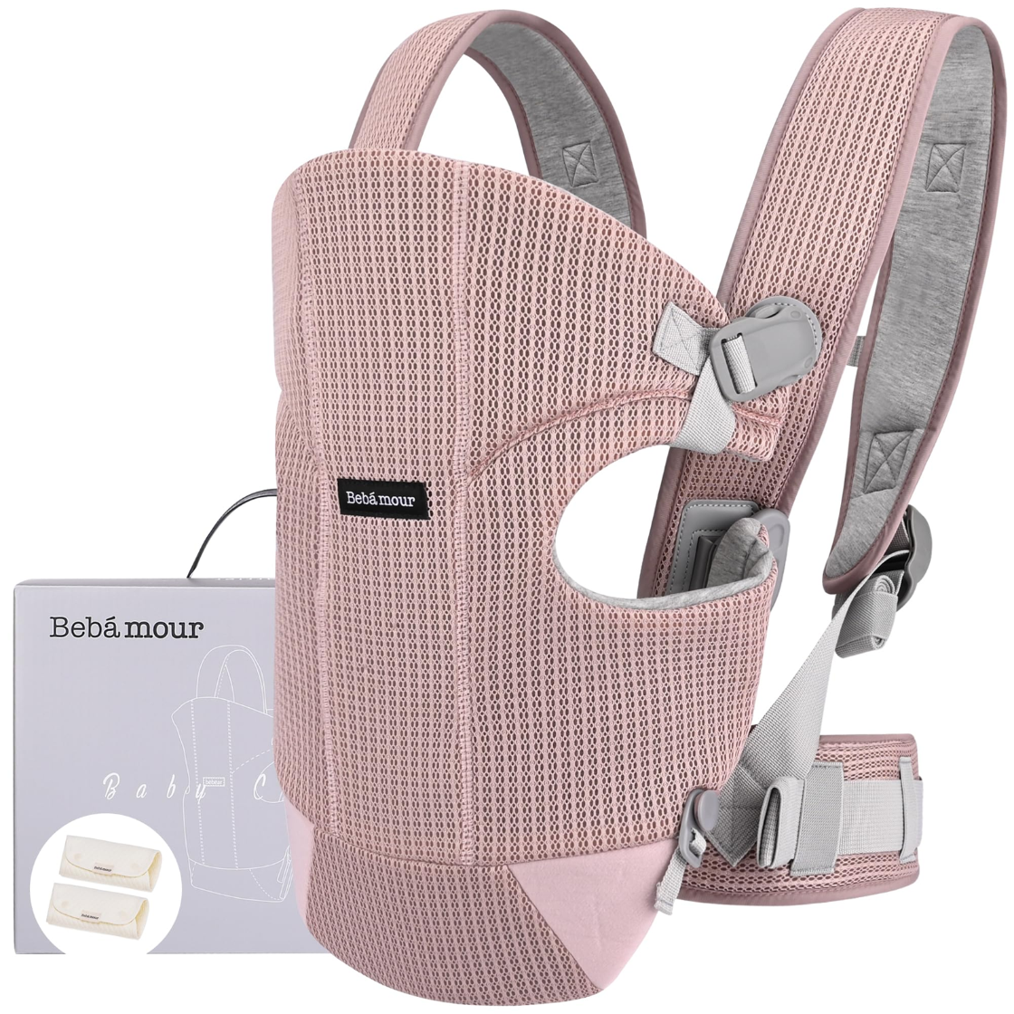 BEBAMOUR ergonomické nosítko do 12kg 3v1