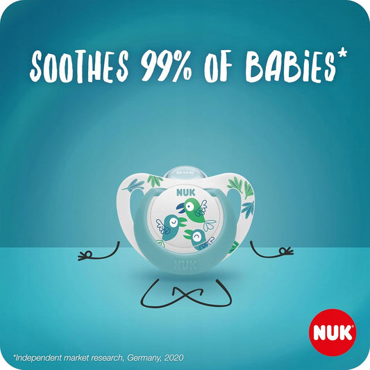 NUK SIGNATURE Day&Night uklidňující dudlík x4 0-6 měsíců
