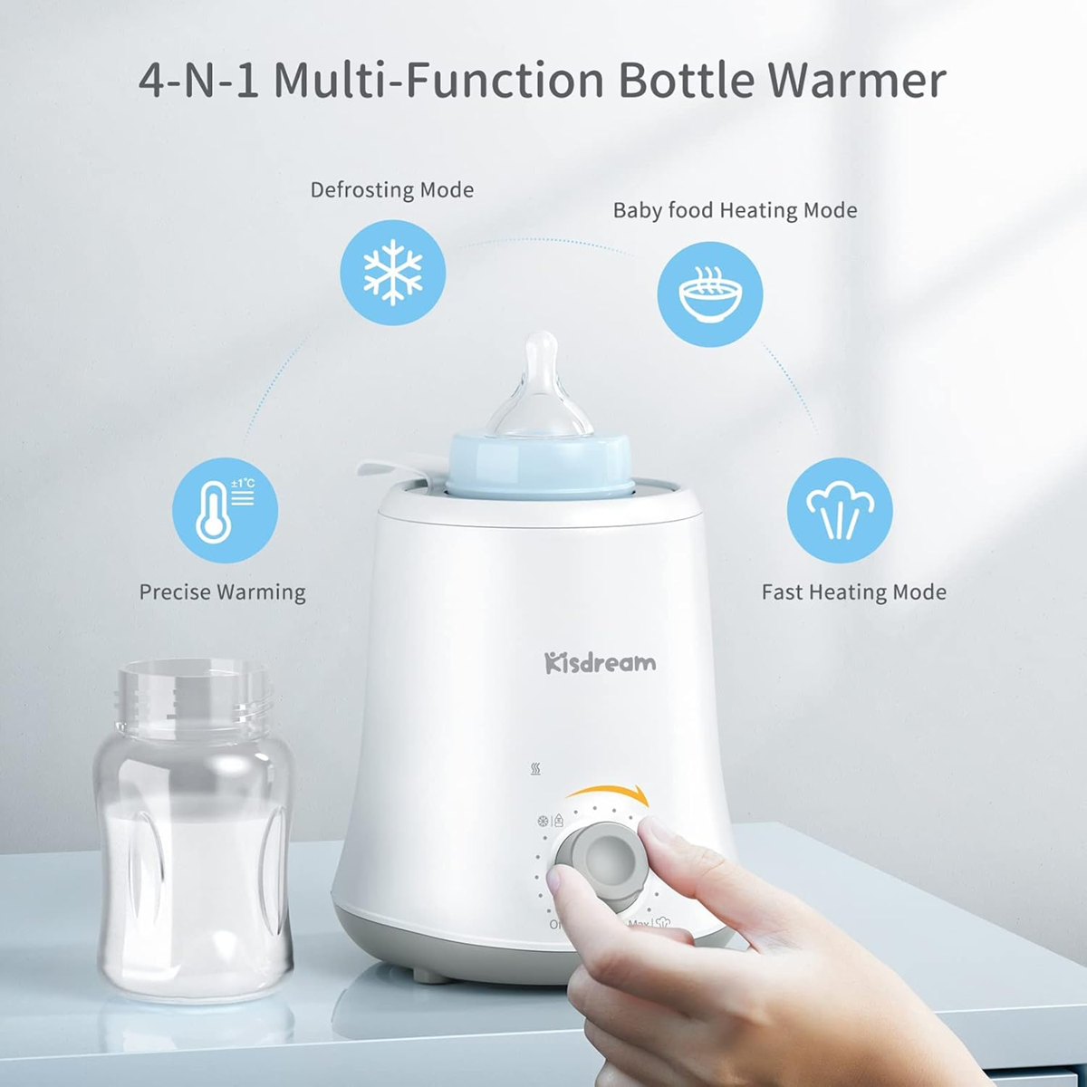KISDREAM 4-in-1 bottle and jar warmer