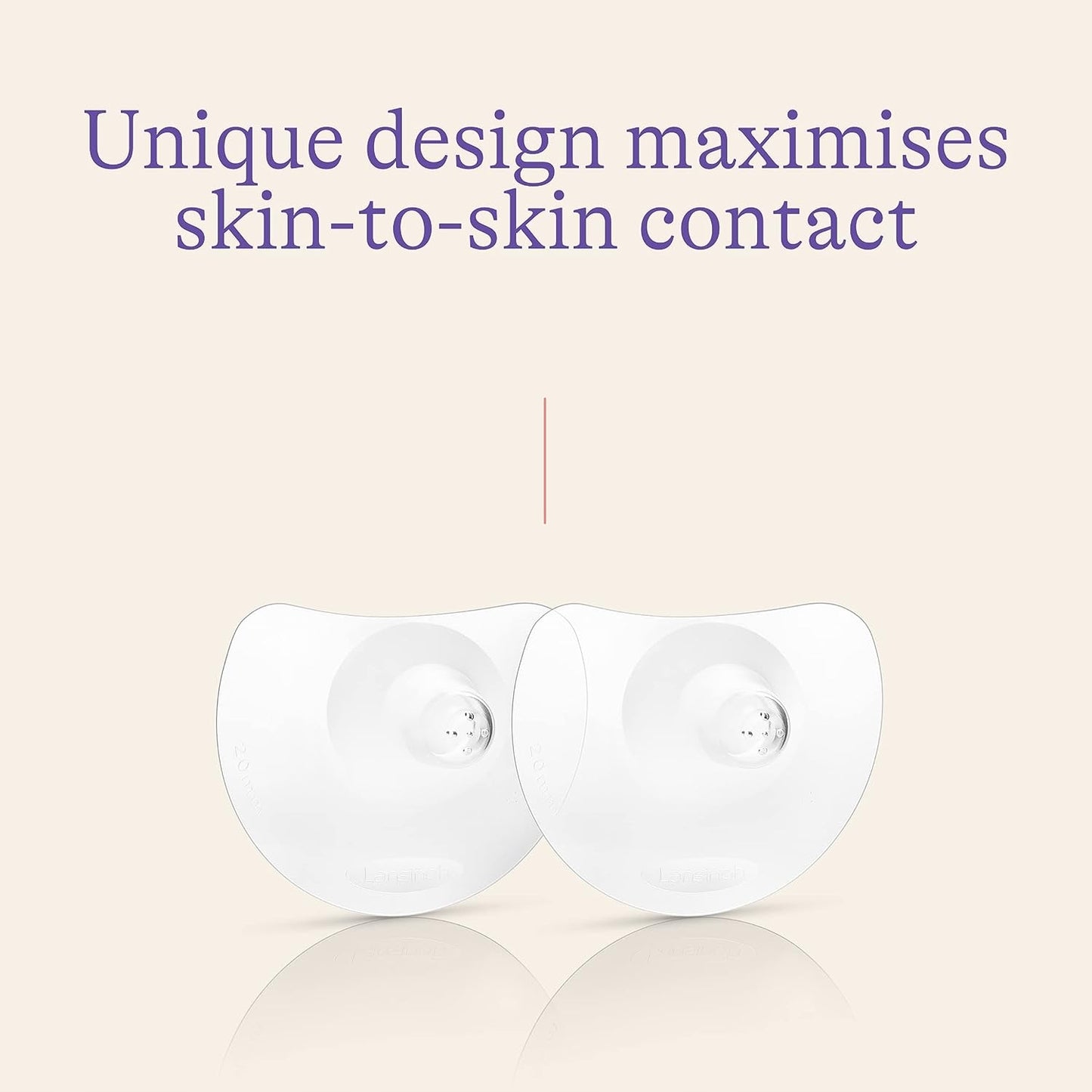 LANSINOH nipple shields, size 2, 24 mm